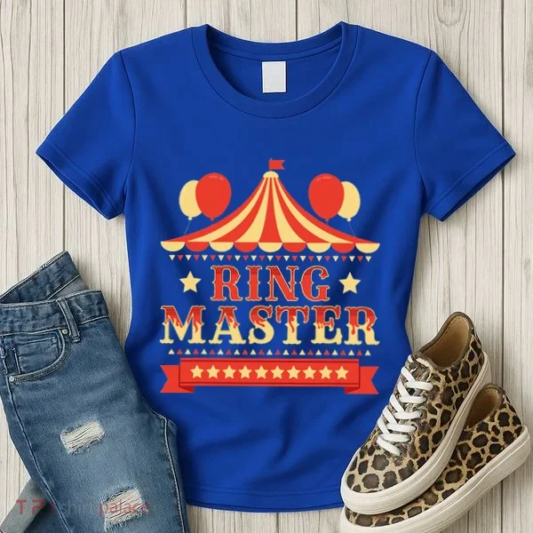 Ringmaster Circus Birthday Party Circus Costume Women's T-Shirt