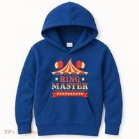 Ringmaster Circus Birthday Party Circus Costume Kids Hoodie thumb 0