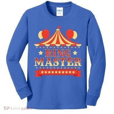 Ringmaster Circus Birthday Party Circus Costume Kids Long Sleeve Shirt