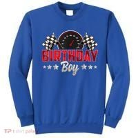 Race Car Birthday Party Racing Family Birthday Boy Pit Crew Sweatshirt thumb 0