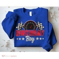 Race Car Birthday Party Racing Family Birthday Boy Pit Crew Sweatshirt thumb 2