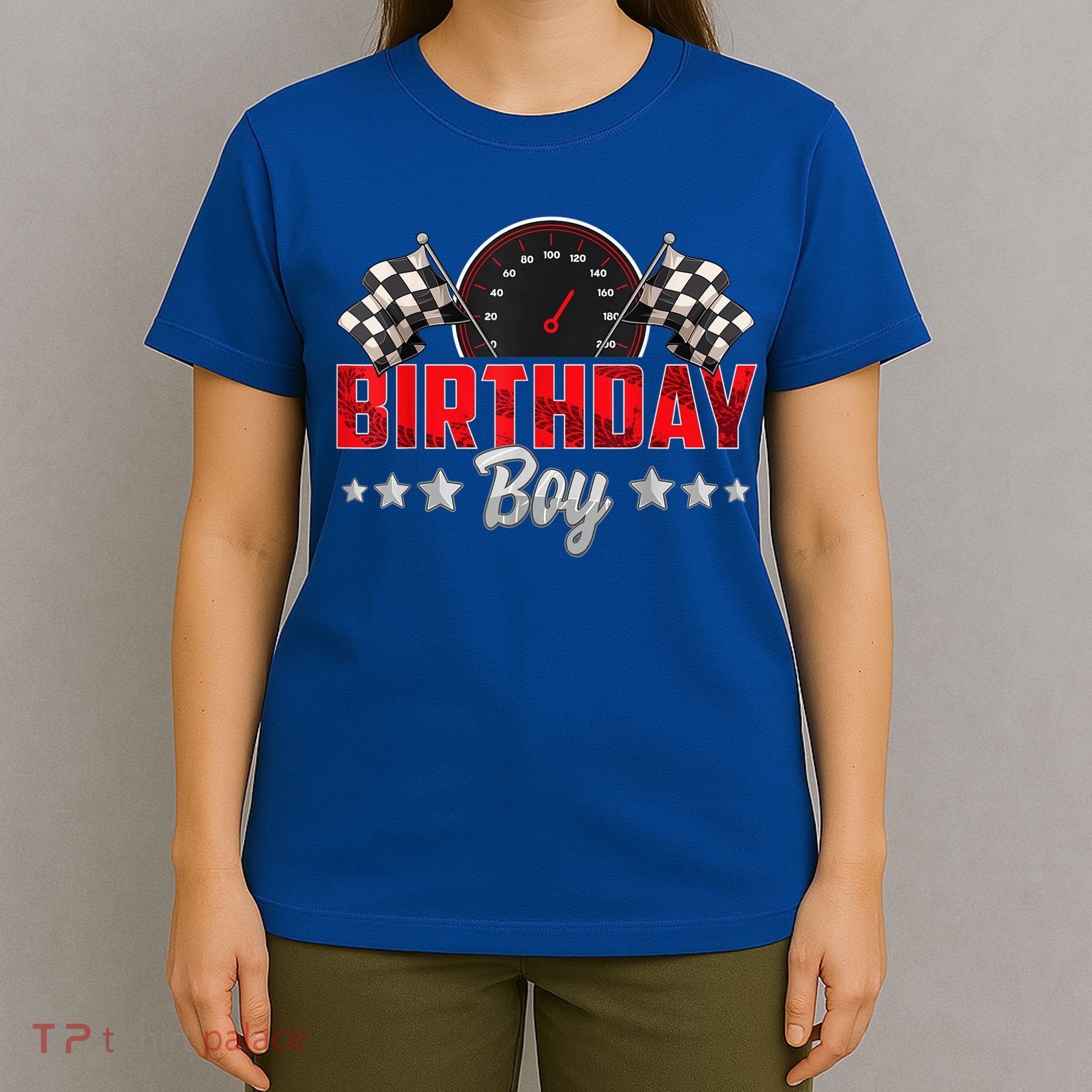 Race Car Birthday Party Racing Family Birthday Boy Pit Crew T-Shirt