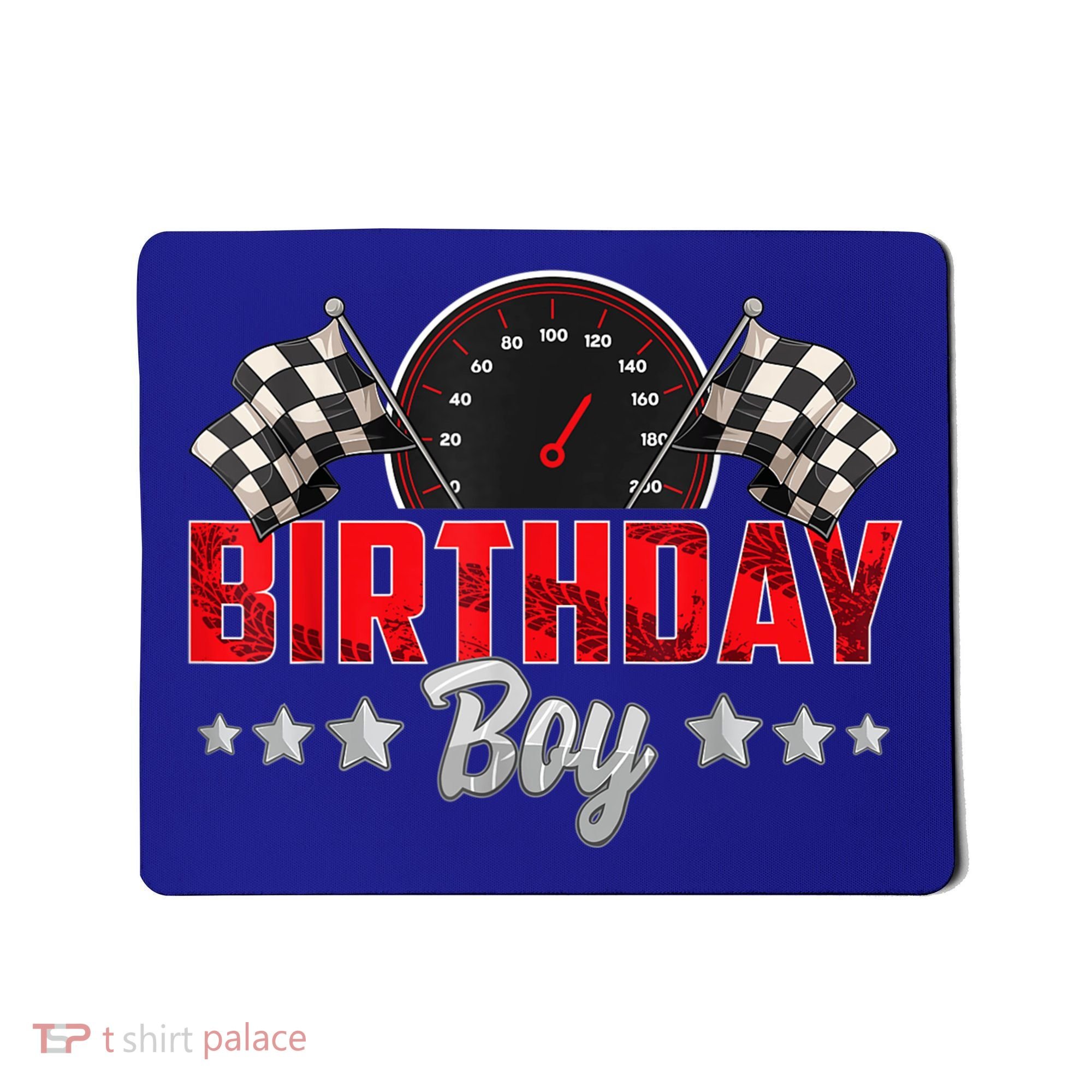 Race Car Birthday Party Racing Family Birthday Boy Pit Crew Mousepad