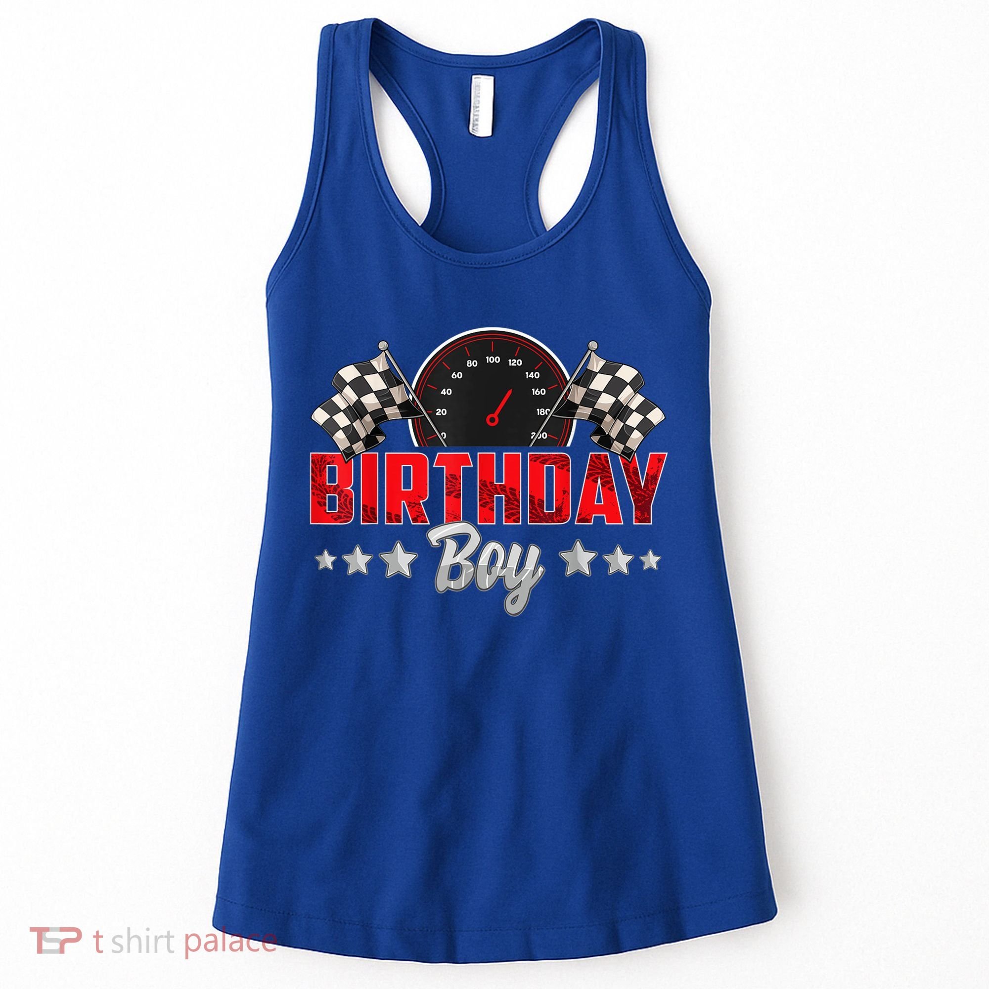 Race Car Birthday Party Racing Family Birthday Boy Pit Crew Women's Tank Top