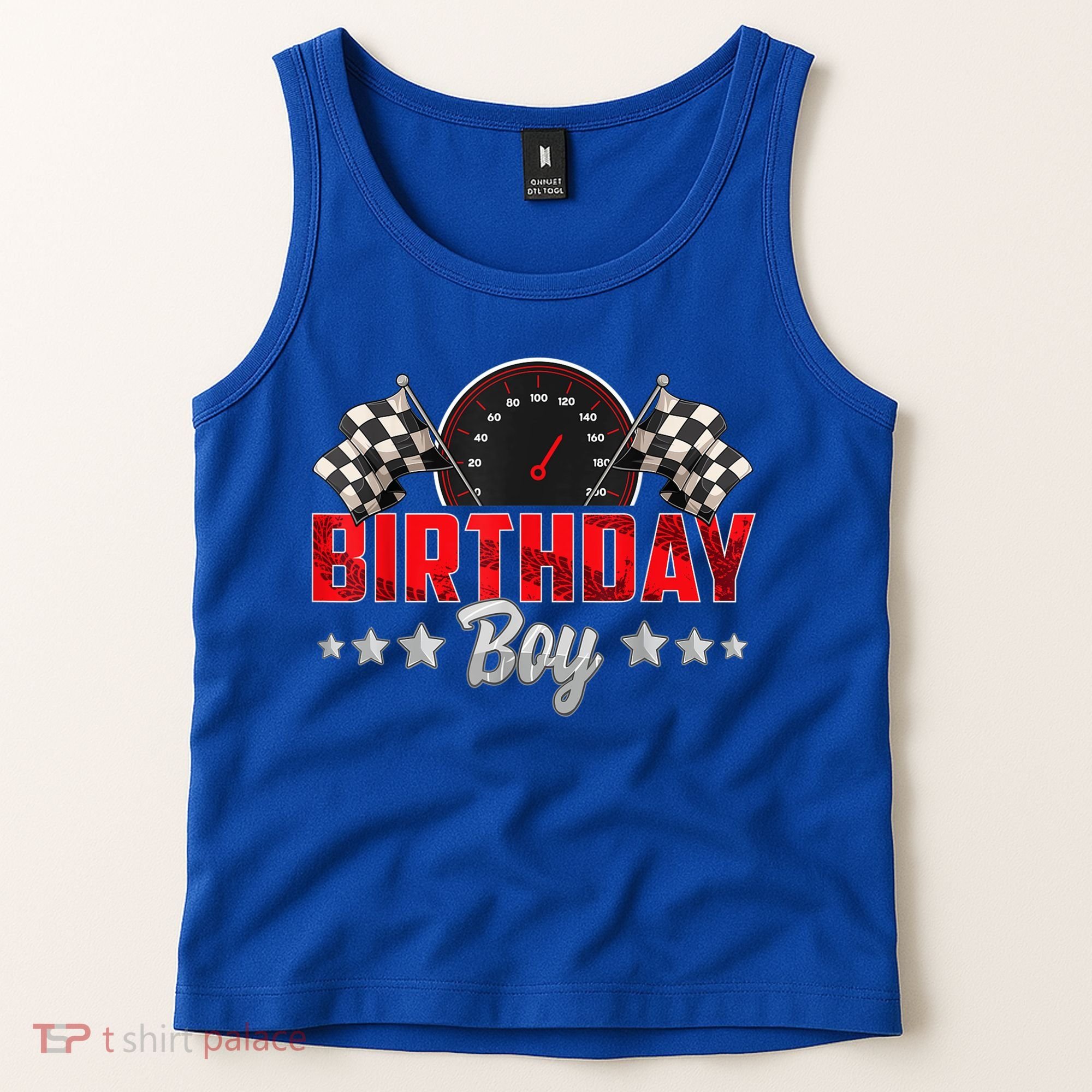 Race Car Birthday Party Racing Family Birthday Boy Pit Crew Tank Top