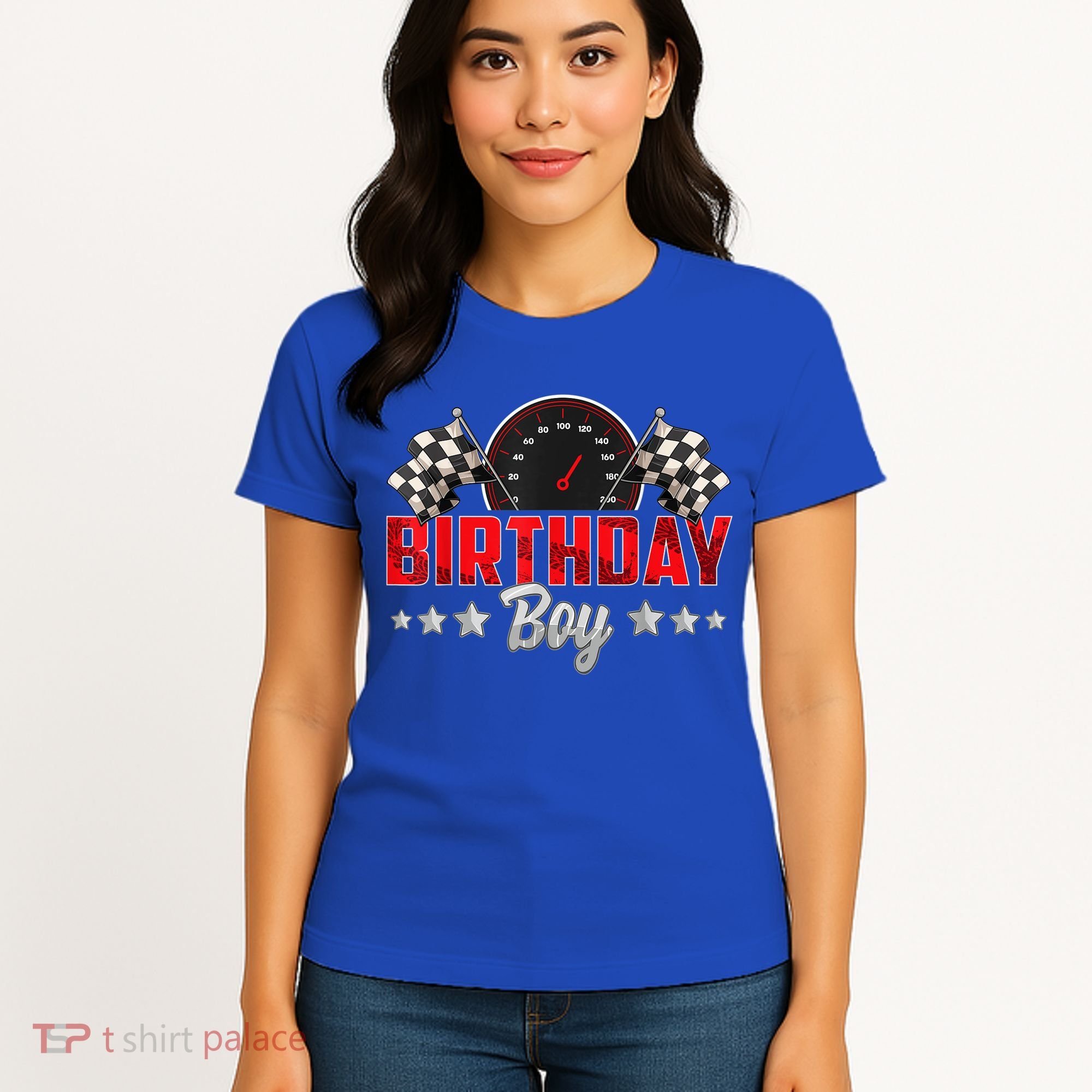 Race Car Birthday Party Racing Family Birthday Boy Pit Crew Women's T-Shirt