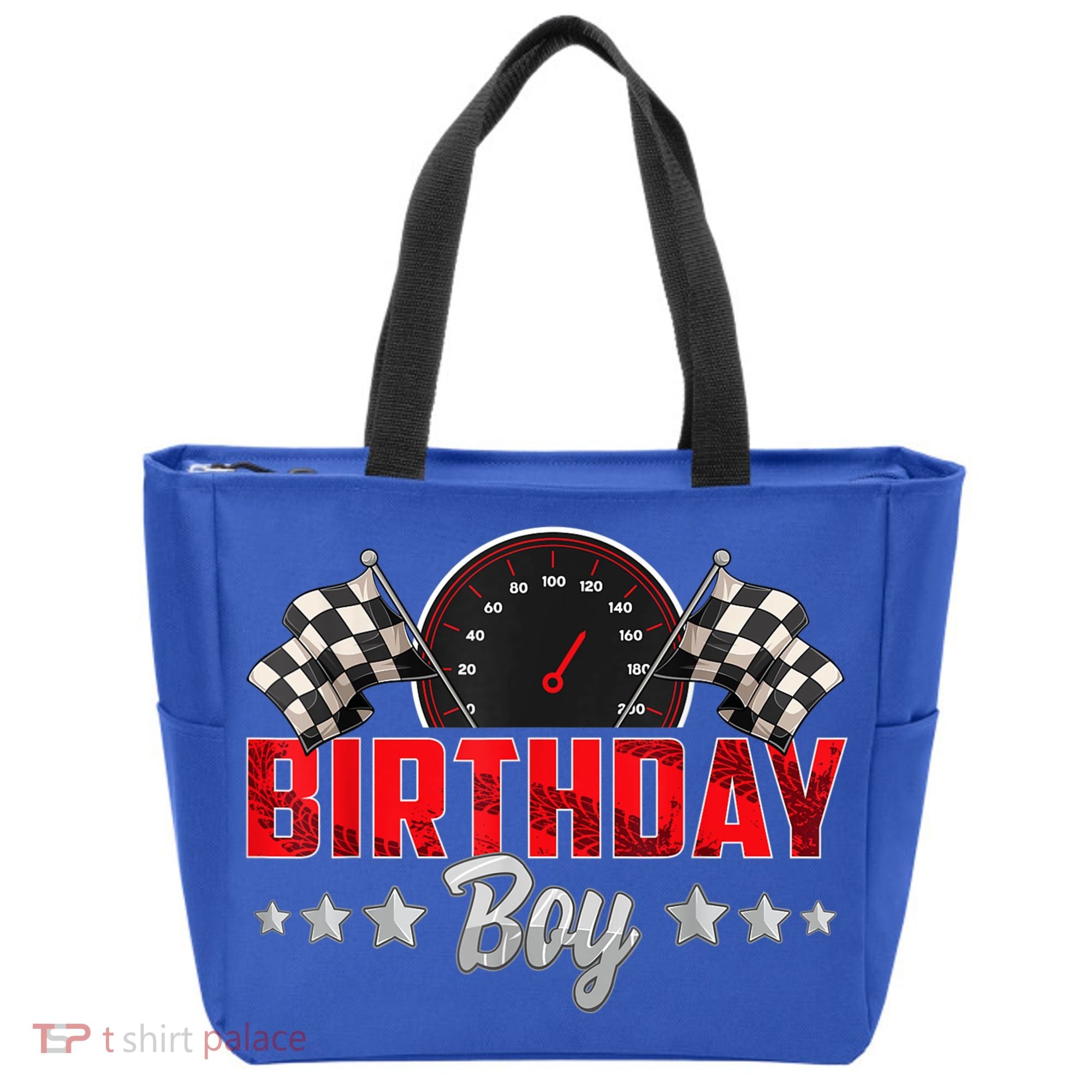 Race Car Birthday Party Racing Family Birthday Boy Pit Crew Tote Bag