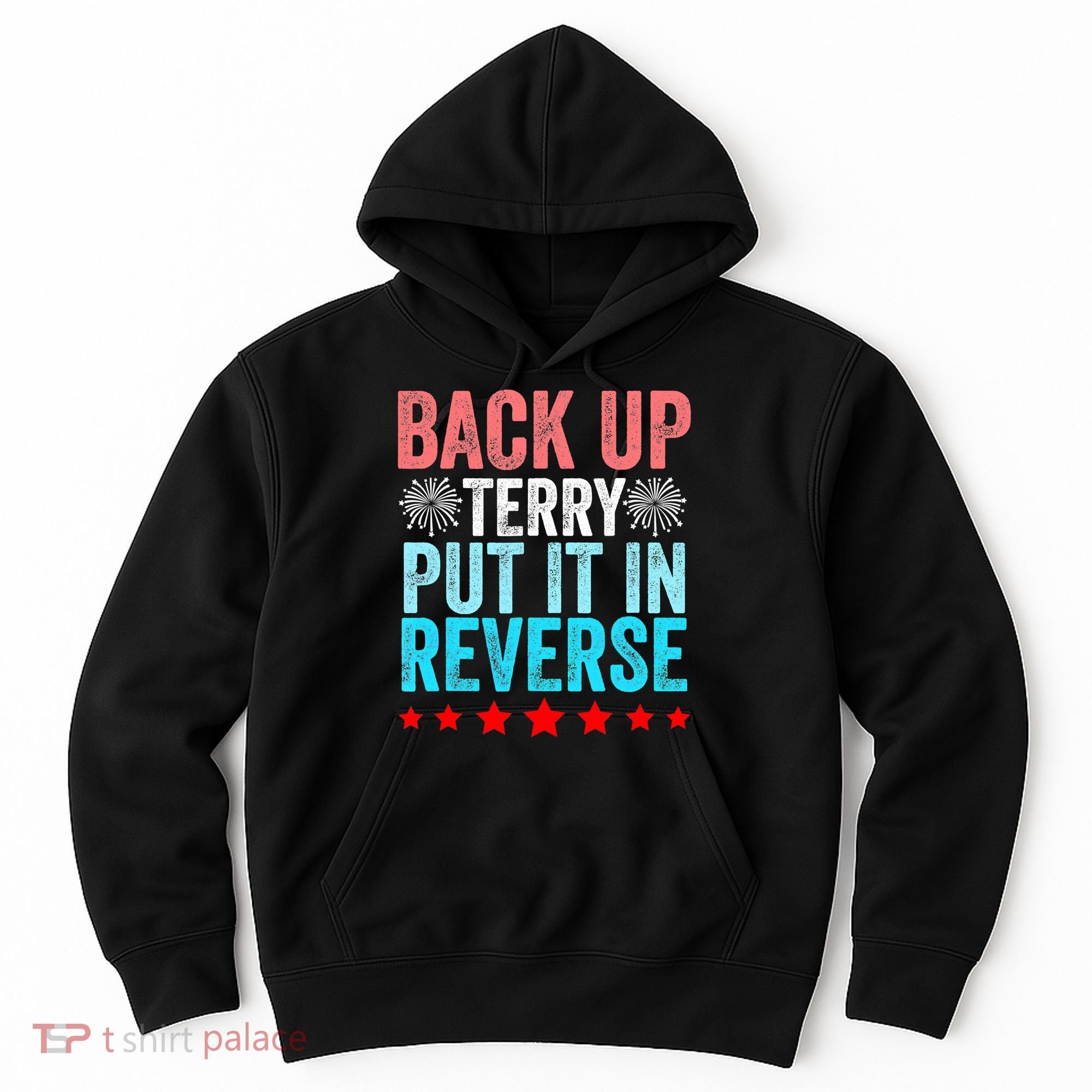 Retro Costume Back It Up Terry 4th Of July Fireworks Funny Hoodie