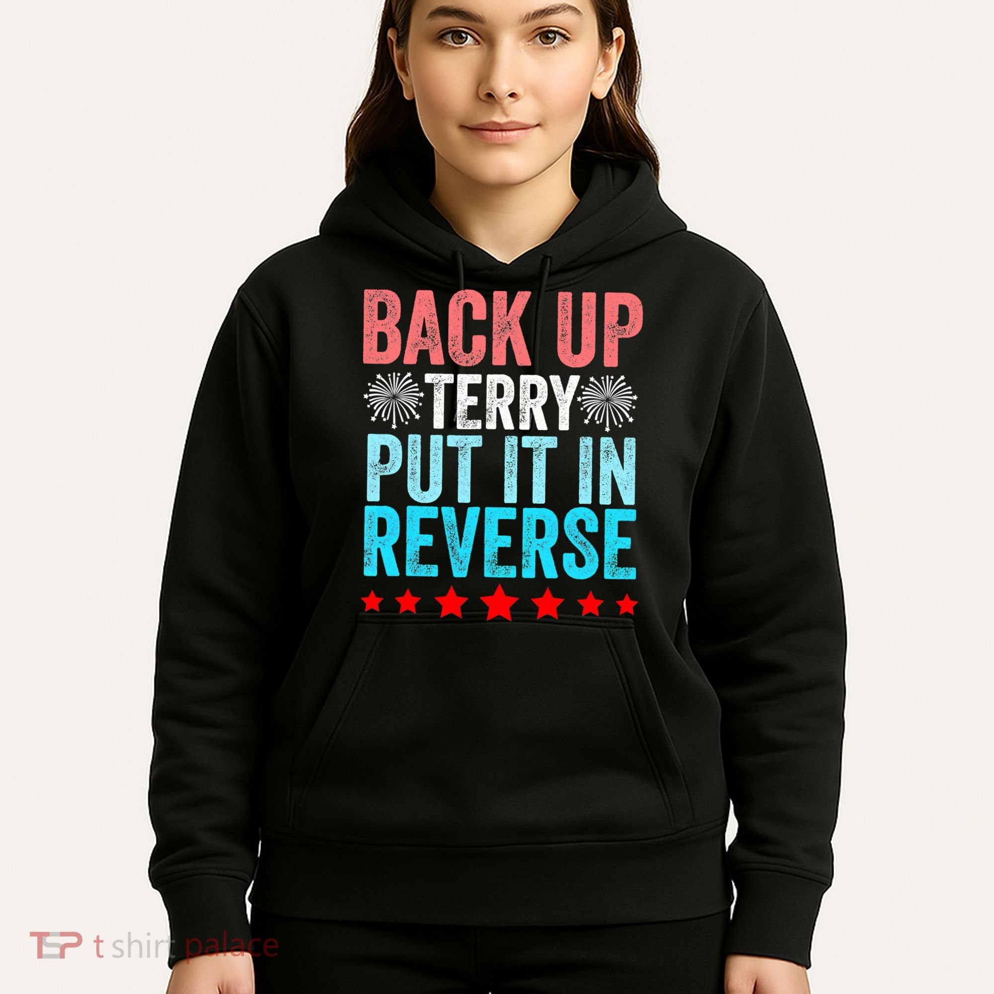 Retro Costume Back It Up Terry 4th Of July Fireworks Funny Hoodie