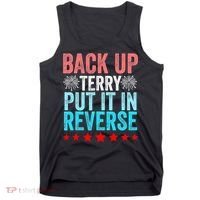 Retro Costume Back It Up Terry 4th Of July Fireworks Funny Tank Top thumb 0