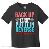 Retro Costume Back It Up Terry 4th Of July Fireworks Funny Toddler T-Shirt thumb 0