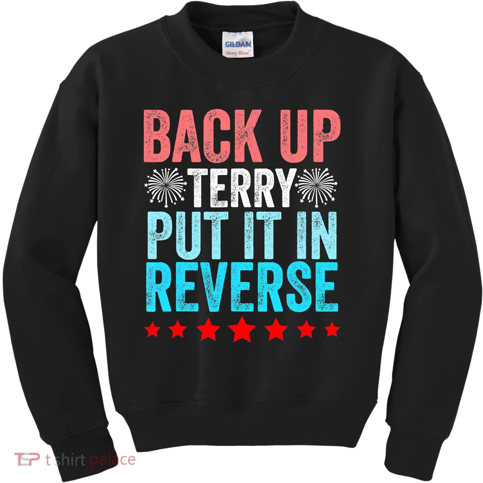 Retro Costume Back It Up Terry 4th Of July Fireworks Funny Kids Sweatshirt