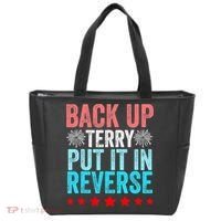 Retro Costume Back It Up Terry 4th Of July Fireworks Funny Tote Bag thumb 0
