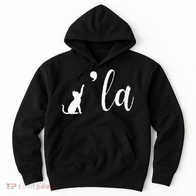Retro Cat Comma La Kamala Harris For President 2024 Election Hoodie