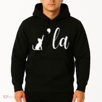 Retro Cat Comma La Kamala Harris For President 2024 Election Hoodie thumb 2