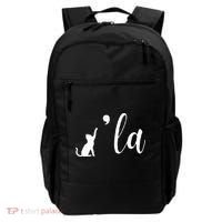Retro Cat Comma La Kamala Harris For President 2024 Election Backpack thumb 0