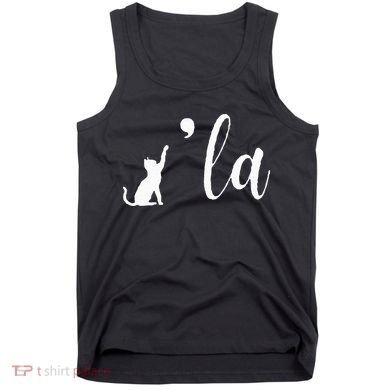 Retro Cat Comma La Kamala Harris For President 2024 Election Tank Top