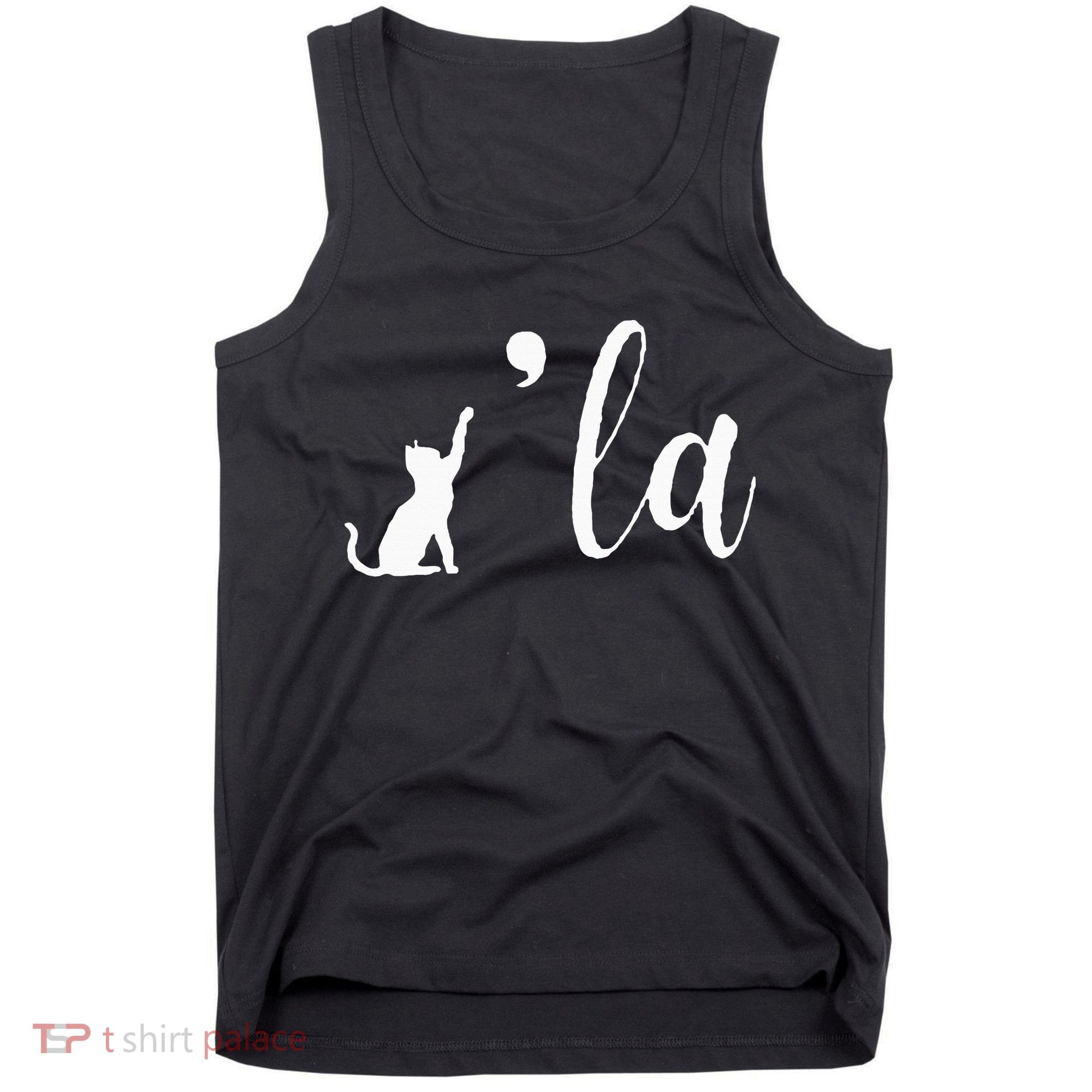 Retro Cat Comma La Kamala Harris For President 2024 Election Tank Top