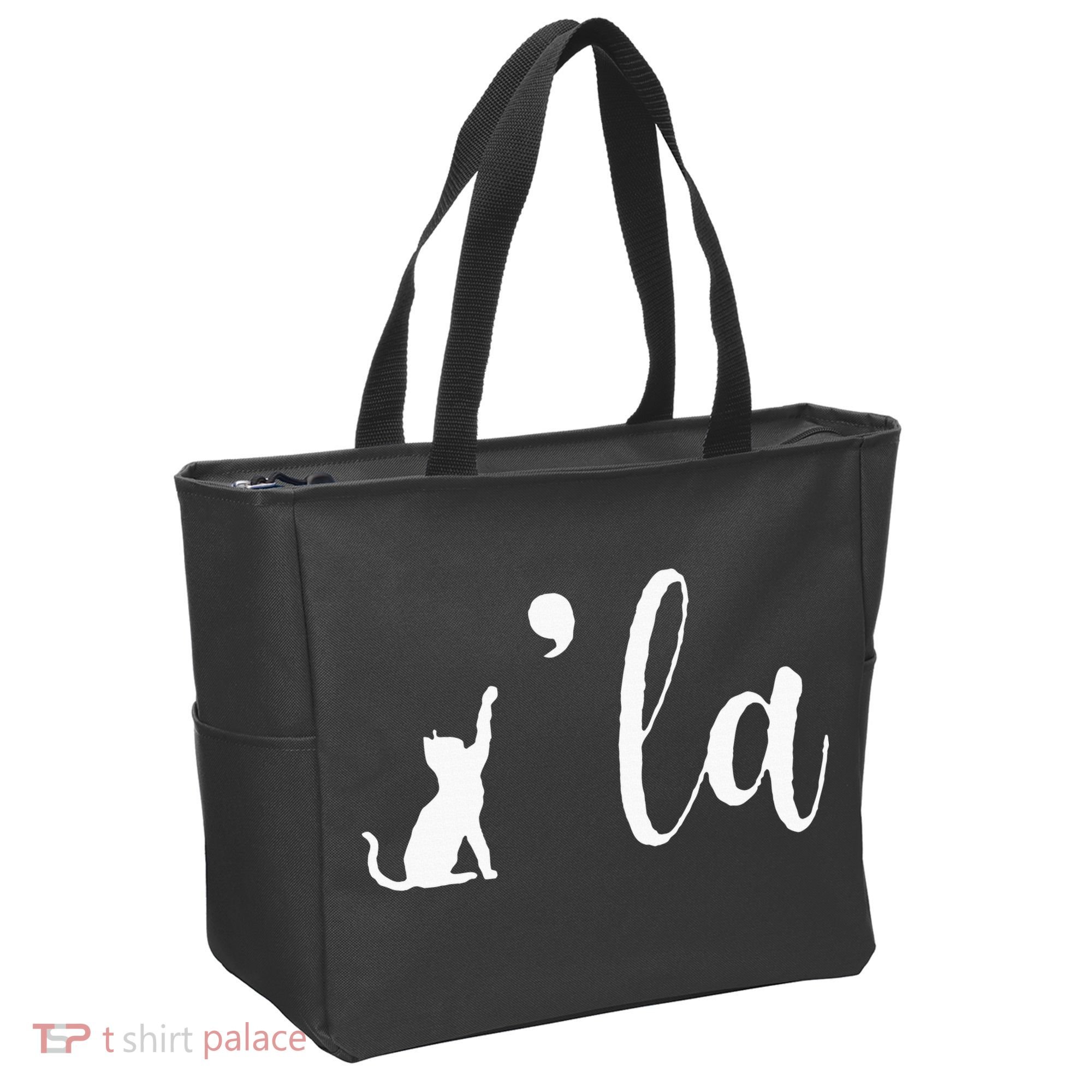 Retro Cat Comma La Kamala Harris For President 2024 Election Tote Bag