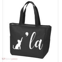 Retro Cat Comma La Kamala Harris For President 2024 Election Tote Bag thumb 3