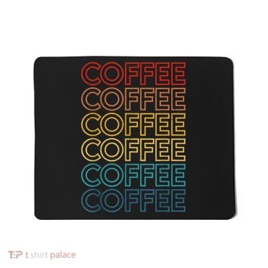 Retro Coffee Coffee Coffee Art Vintage Coffee Addicts Mousepad