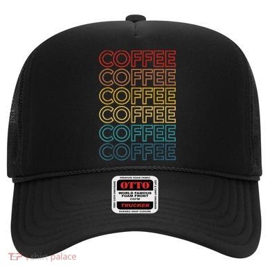 Retro Coffee Coffee Coffee Art Vintage Coffee Addicts Hat