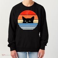 Retro Cat Cat Lover Cat Owner Cute Cat Women's Sweatshirt thumb 0