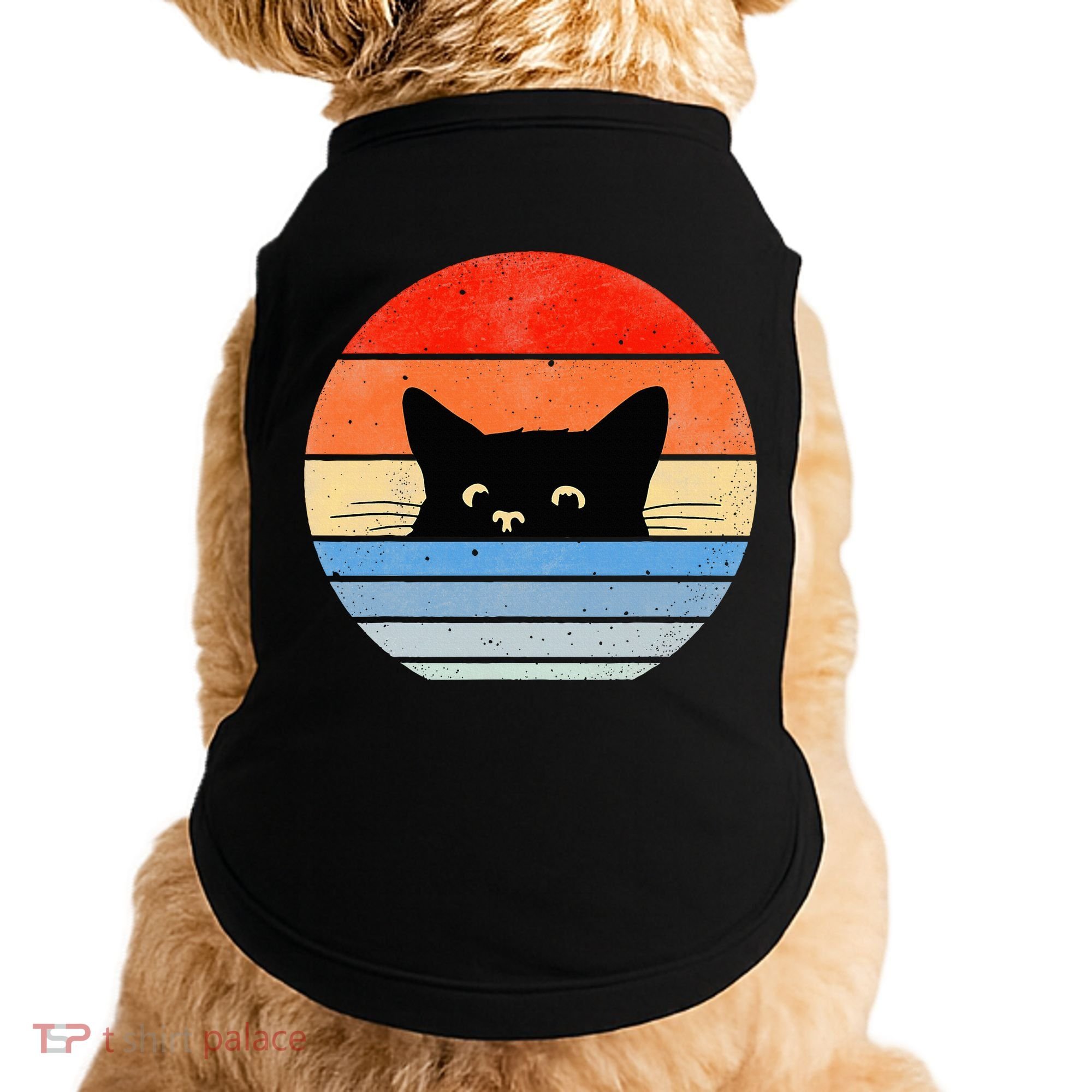 Retro Cat Cat Lover Cat Owner Cute Cat Doggie Tank