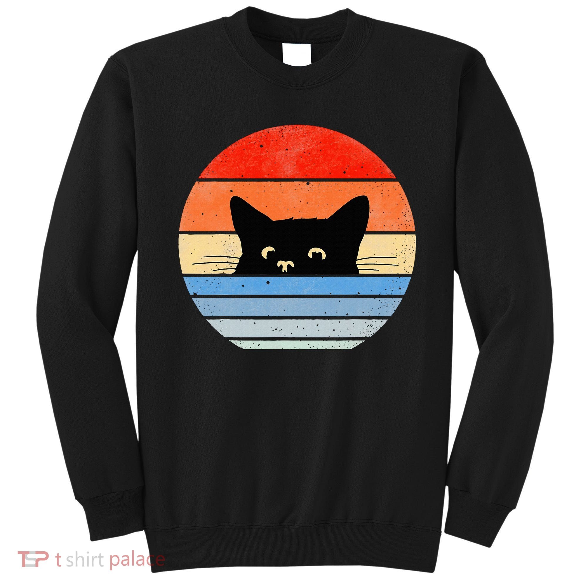 Retro Cat Cat Lover Cat Owner Cute Cat Sweatshirt