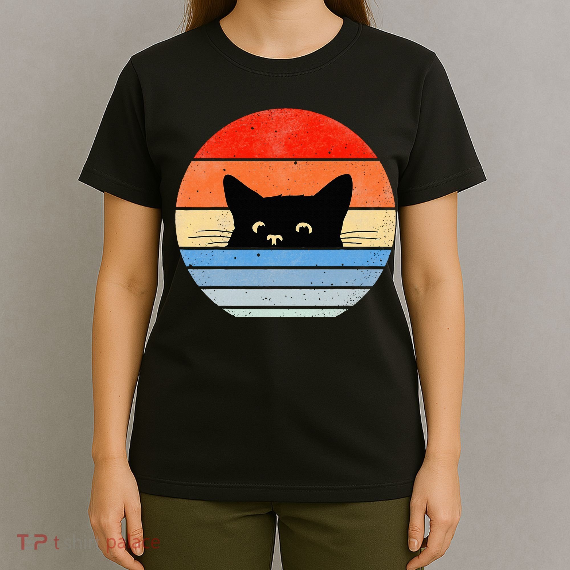 Retro Cat Cat Lover Cat Owner Cute Cat T-Shirt