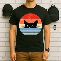 Retro Cat Cat Lover Cat Owner Cute Cat T-Shirt thumb 6