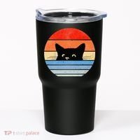 Retro Cat Cat Lover Cat Owner Cute Cat Tumbler thumb 0