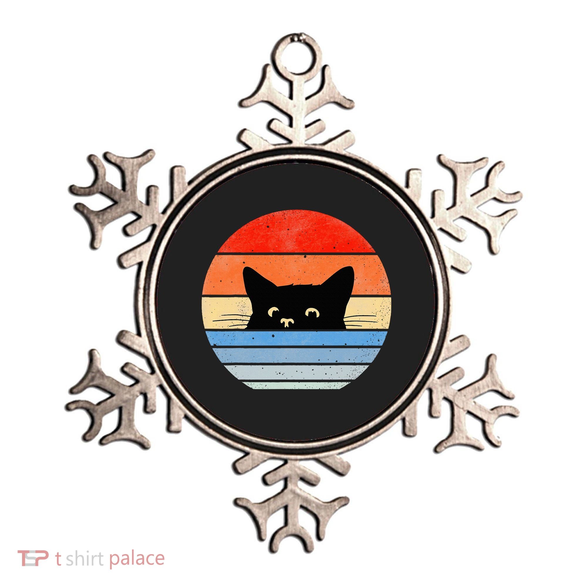 Retro Cat Cat Lover Cat Owner Cute Cat Ornament