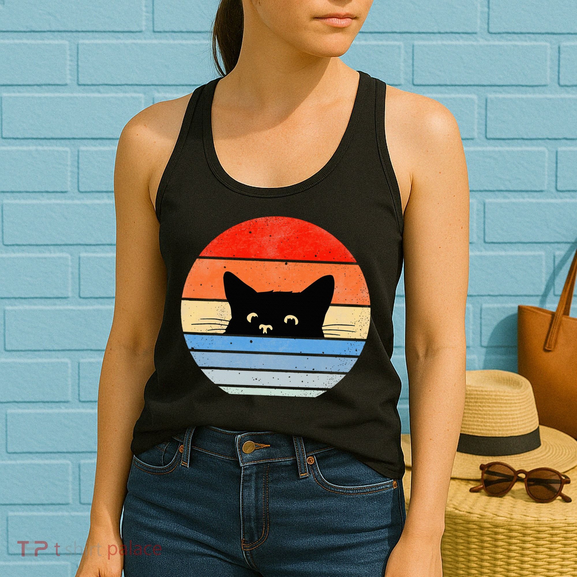 Retro Cat Cat Lover Cat Owner Cute Cat Women's Tank Top