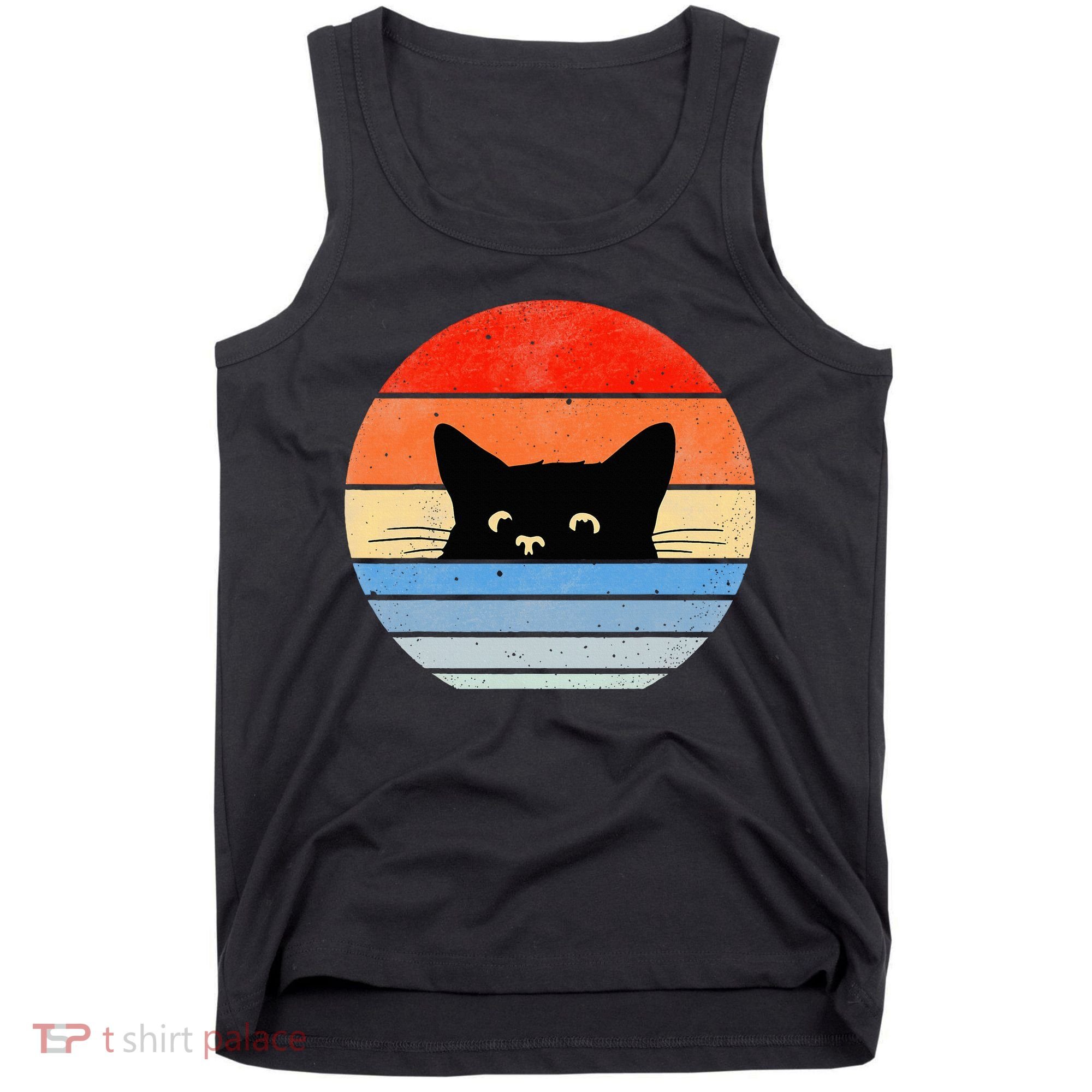 Retro Cat Cat Lover Cat Owner Cute Cat Tank Top