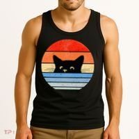 Retro Cat Cat Lover Cat Owner Cute Cat Tank Top thumb 3