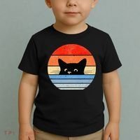 Retro Cat Cat Lover Cat Owner Cute Cat Toddler T-Shirt thumb 2