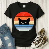 Retro Cat Cat Lover Cat Owner Cute Cat Women's T-Shirt thumb 3