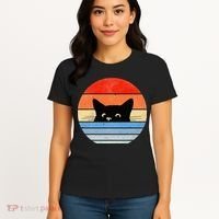 Retro Cat Cat Lover Cat Owner Cute Cat Women's T-Shirt thumb 4