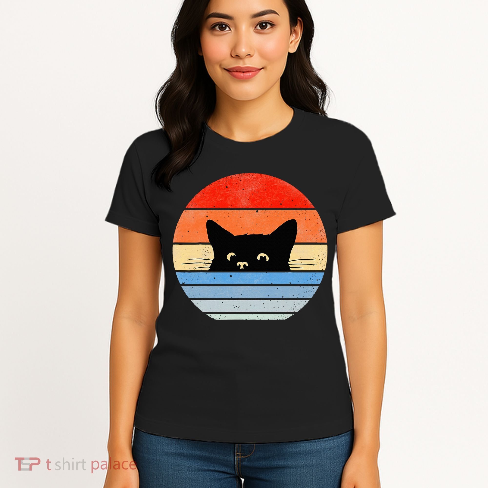 Retro Cat Cat Lover Cat Owner Cute Cat Women's T-Shirt