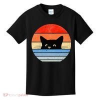 Retro Cat Cat Lover Cat Owner Cute Cat Kids T-Shirt thumb 0