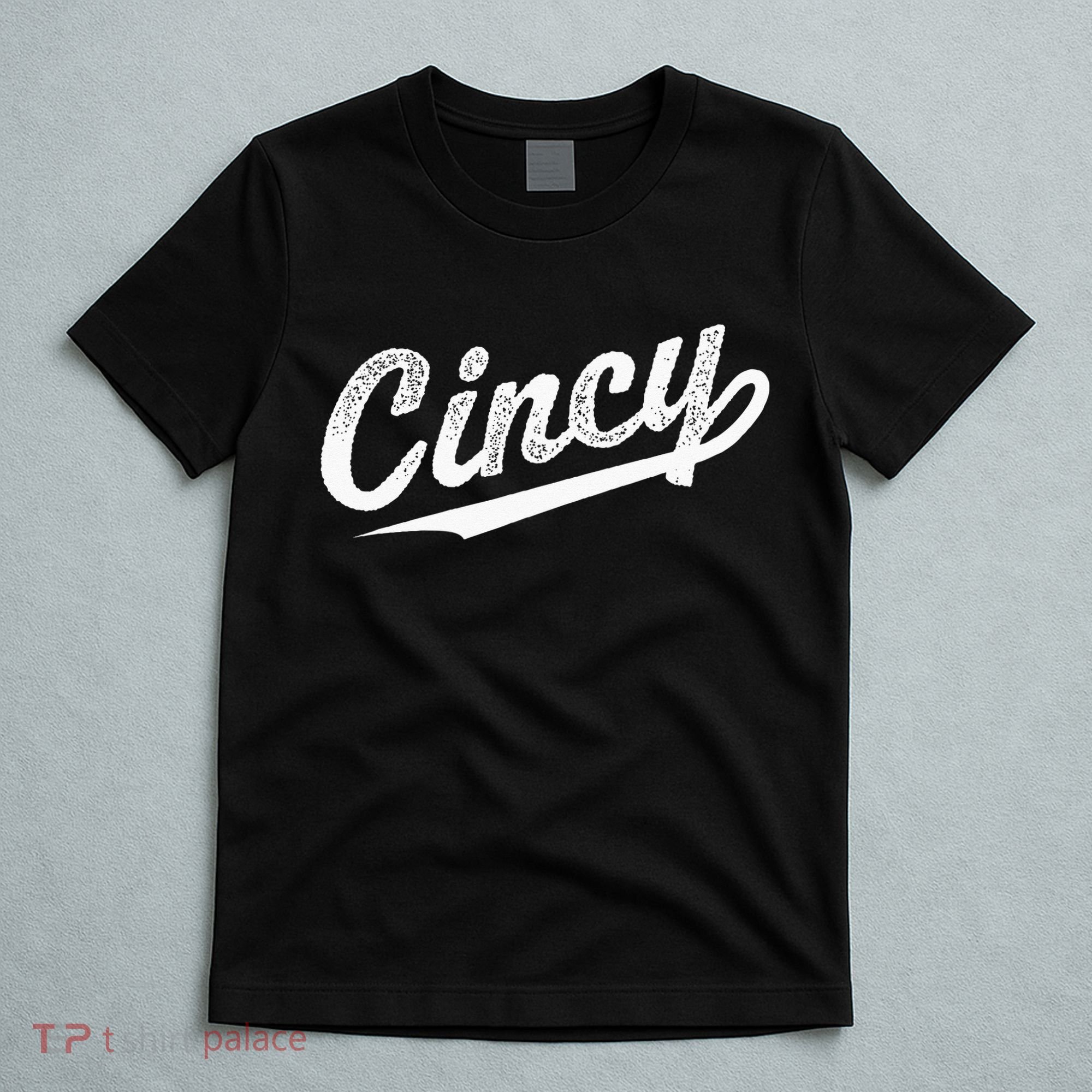 Retro Cincy Cincinnati Ohio Vintage Cursive Script Throwback T-Shirt
