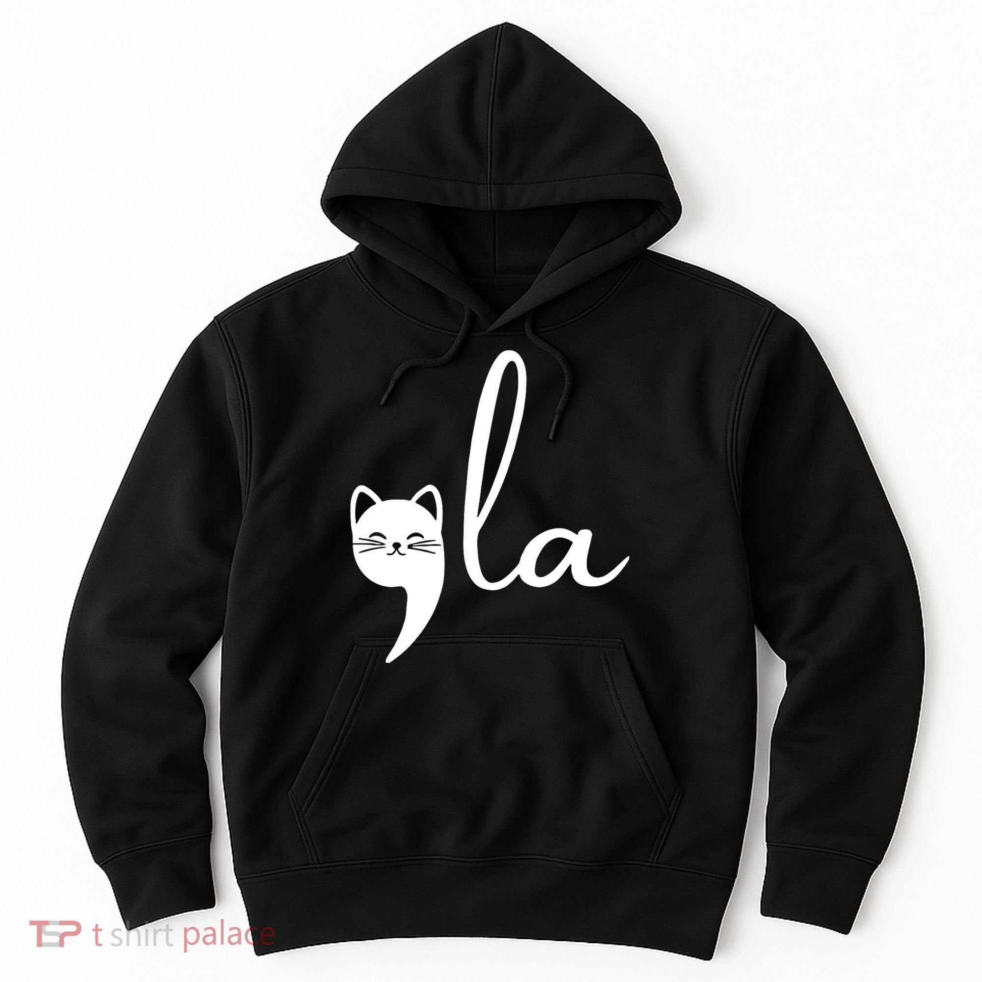 Retro Cat Comma La Kamala Harris For President 2024 Election Hoodie