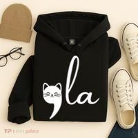 Retro Cat Comma La Kamala Harris For President 2024 Election Hoodie thumb 4