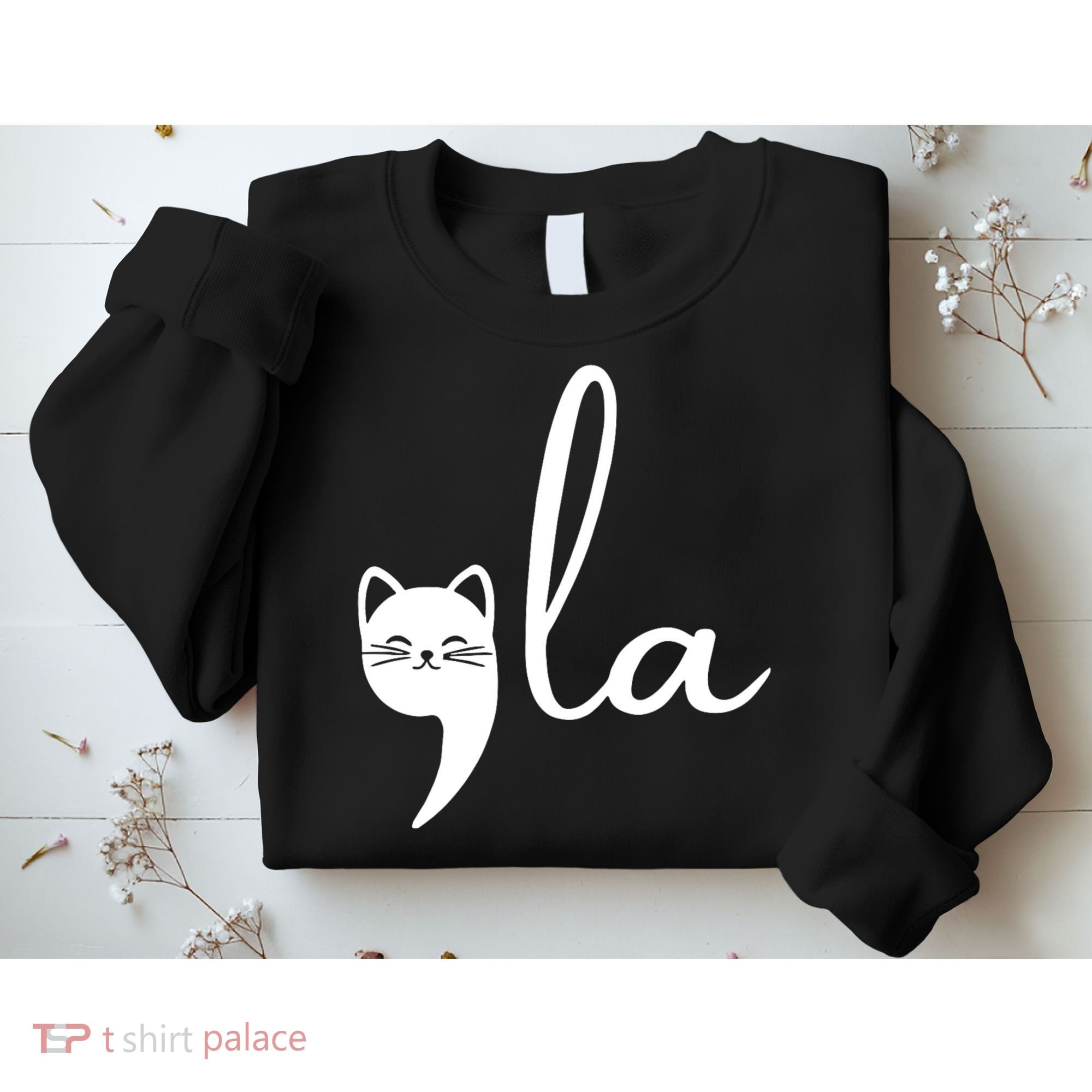 Retro Cat Comma La Kamala Harris For President 2024 Election Sweatshirt