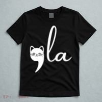 Retro Cat Comma La Kamala Harris For President 2024 Election T-Shirt thumb 5