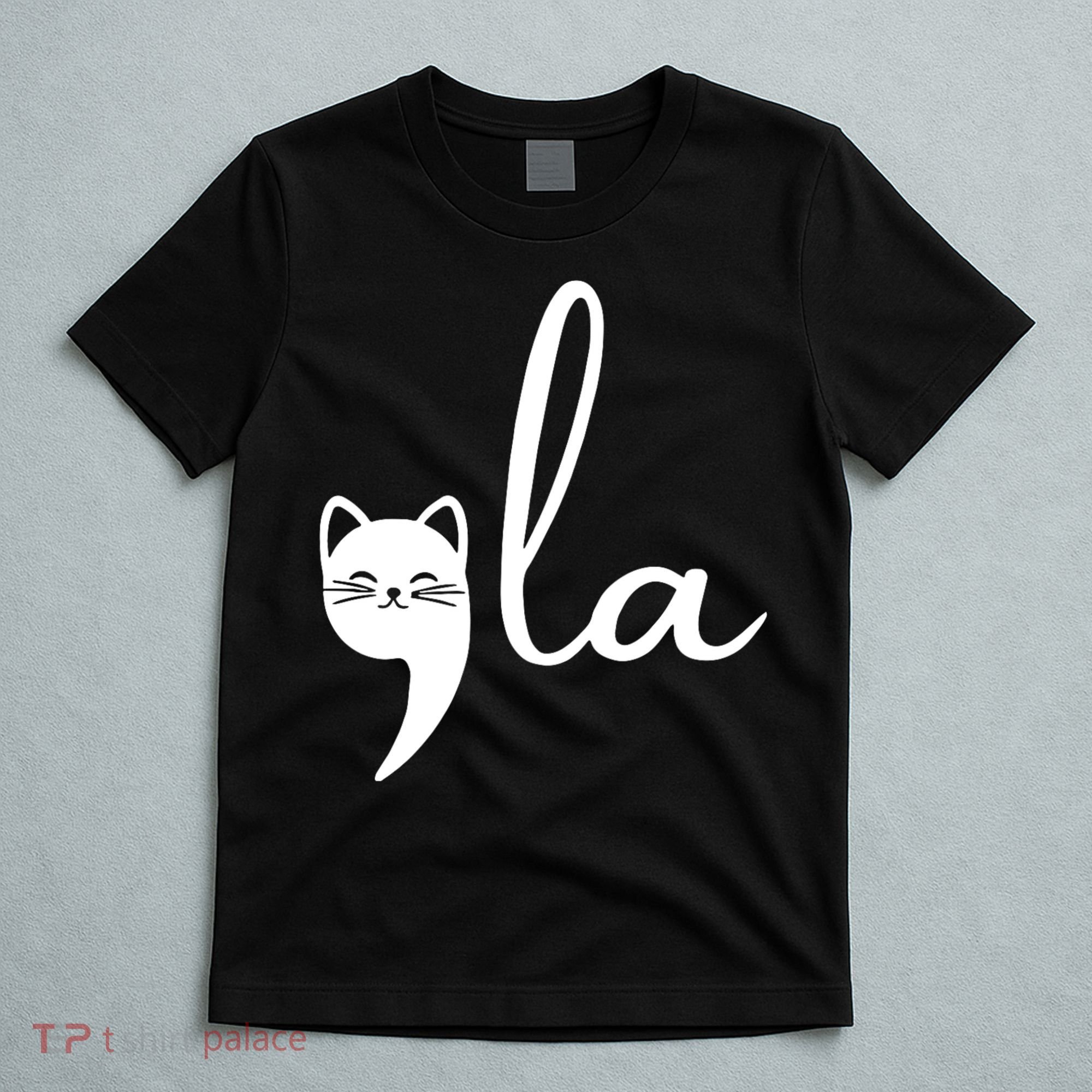 Retro Cat Comma La Kamala Harris For President 2024 Election T-Shirt