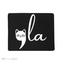 Retro Cat Comma La Kamala Harris For President 2024 Election Mousepad thumb 0