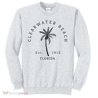 Retro Cool Clearwater Beach Original Florida Beaches Sweatshirt