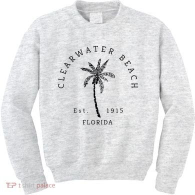 Retro Cool Clearwater Beach Original Florida Beaches Kids Sweatshirt